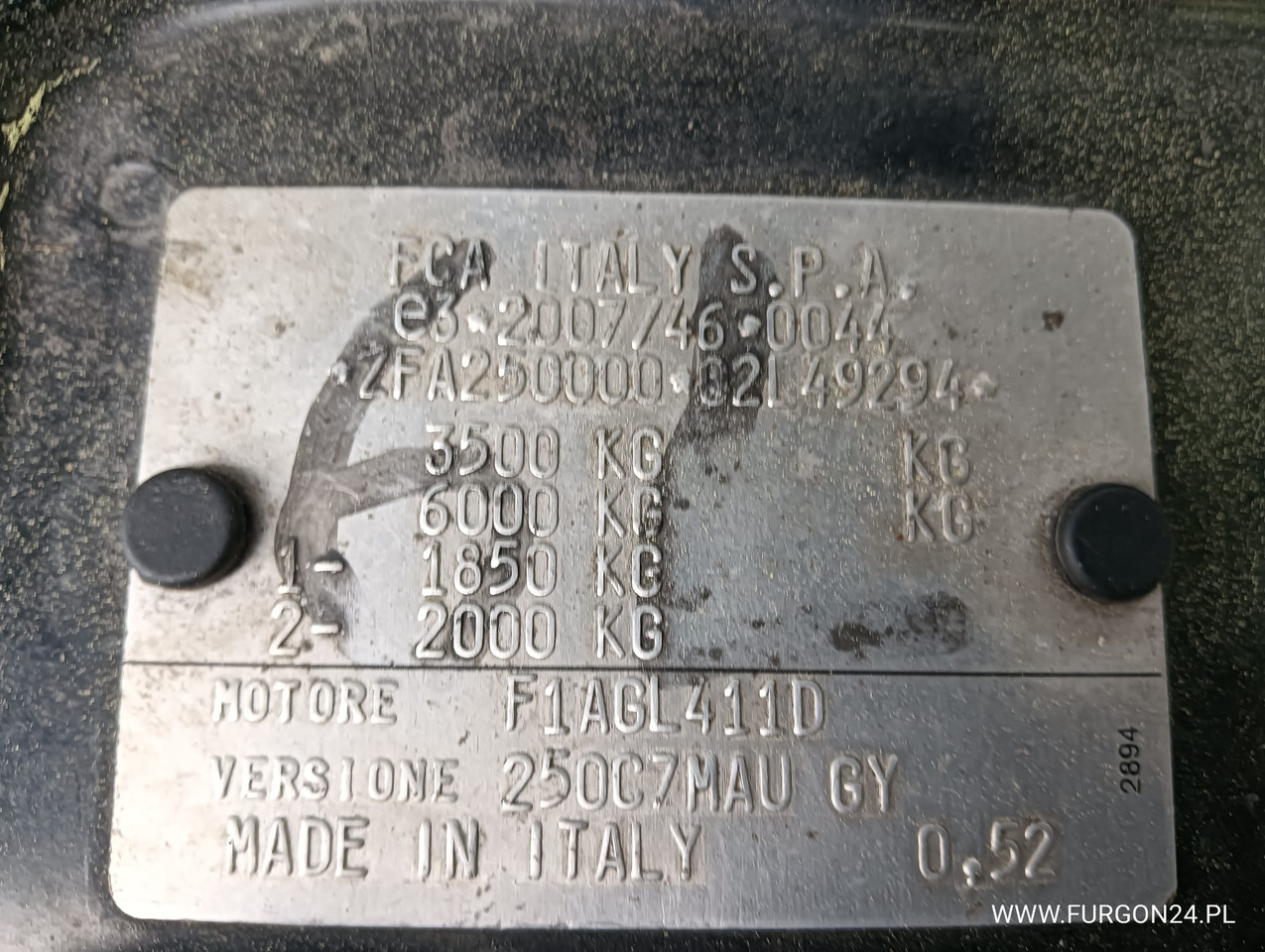 Box van FIAT DUCATO KONTENER WINDA NR 886: picture 15 Box van FIAT DUCATO KONTENER WINDA NR 886: picture 15