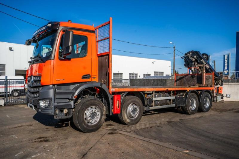 Dropside/ Flatbed truck, Crane truck Mercedes AROCS 3243+HIAB XS211 EP5 HI DUO /5 X: picture 7