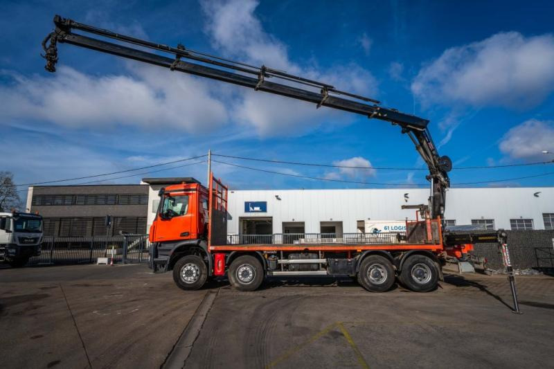 Dropside/ Flatbed truck, Crane truck Mercedes AROCS 3243+HIAB XS211 EP5 HI DUO /5 X: picture 6
