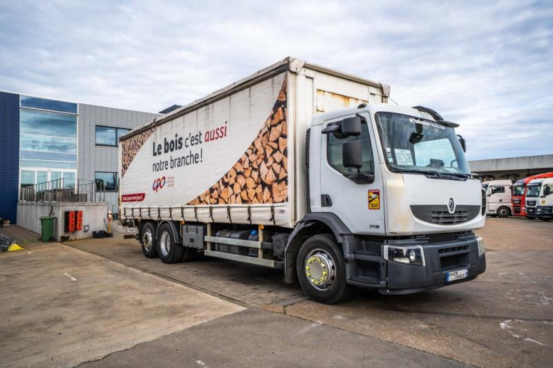Renault PREMIUM 310 6X2 + Palfinger 2.5T - Curtainsider truck: picture 2 Renault PREMIUM 310 6X2 + Palfinger 2.5T - Curtainsider truck: picture 2