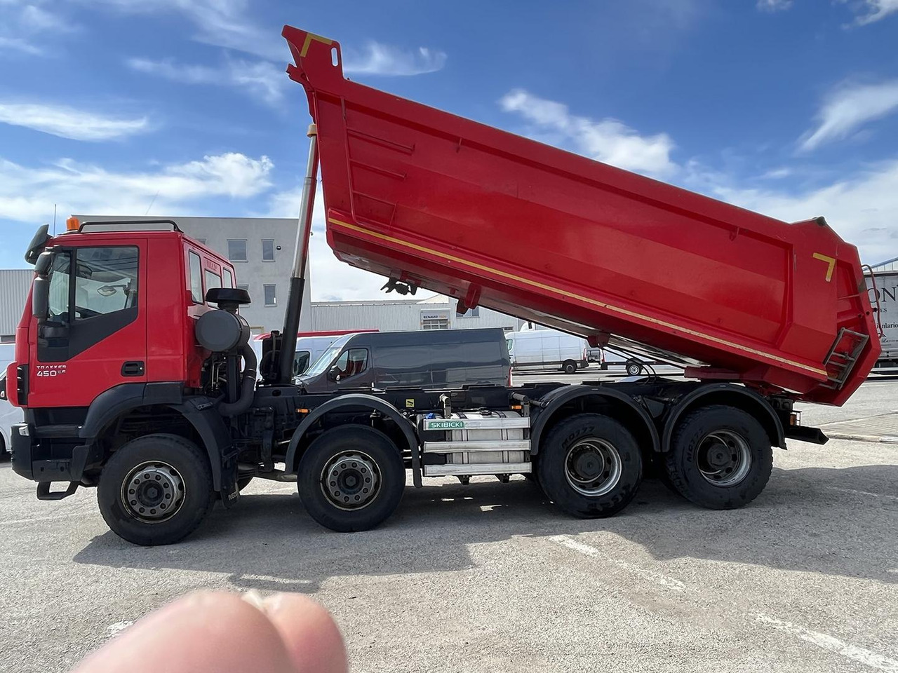 Tipper Iveco TRAKKER 8x4, 450, Sklápač: picture 13