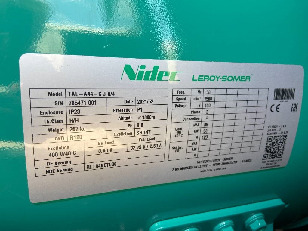 New Generator set Cummins 4BTA3.9-G11 - 88 kVA Generator - DPX-19834: picture 12