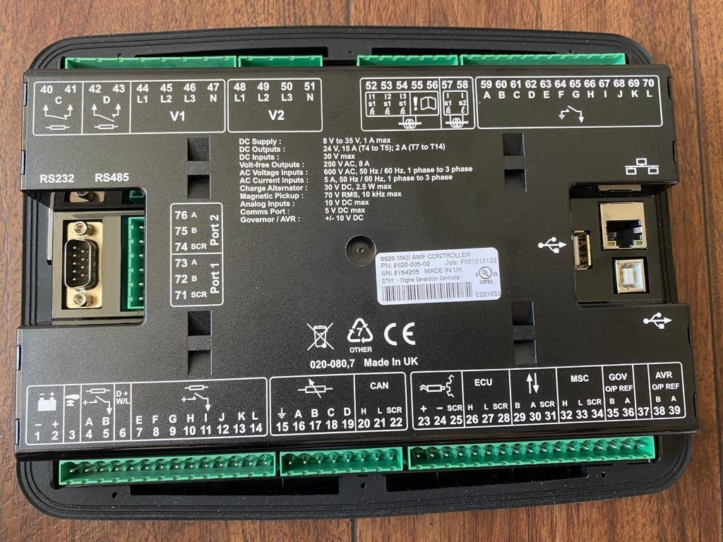 Deep Sea Electronics DSE 8620 MKII Control Panel - - Tool/ Equipment: picture 3 Deep Sea Electronics DSE 8620 MKII Control Panel - - Tool/ Equipment: picture 3