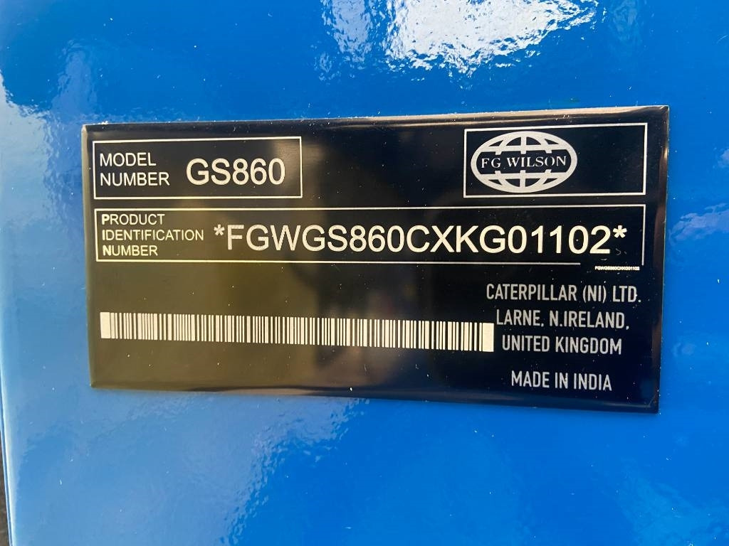 New Generator set FG Wilson P1100-E1- 1.100 kVA Open Genset - DPX-16027-O: picture 17 New Generator set FG Wilson P1100-E1- 1.100 kVA Open Genset - DPX-16027-O: picture 17