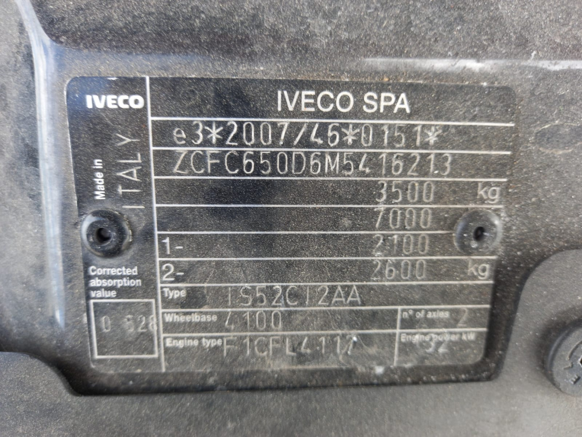 Curtain side van IVECO/JUSAM STANISŁAWJURKOWSKI 50C18/JU06 PLANDEKA: picture 11