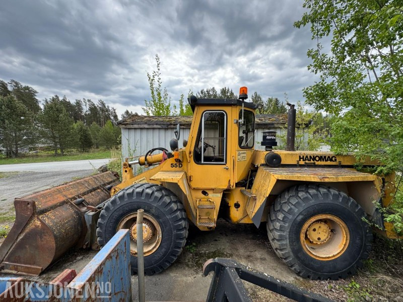 1985 Hanomag 55D hjullaster med skuffe - Wheel loader: picture 2 1985 Hanomag 55D hjullaster med skuffe - Wheel loader: picture 2