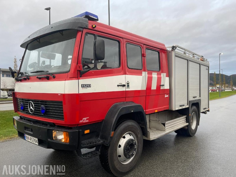 1990 Mercedes-Benz 1120 AF Brannbil, med kun 44745 km, Eu godkjent til 30.04.2026 - Fire truck: picture 1 1990 Mercedes-Benz 1120 AF Brannbil, med kun 44745 km, Eu godkjent til 30.04.2026 - Fire truck: picture 1