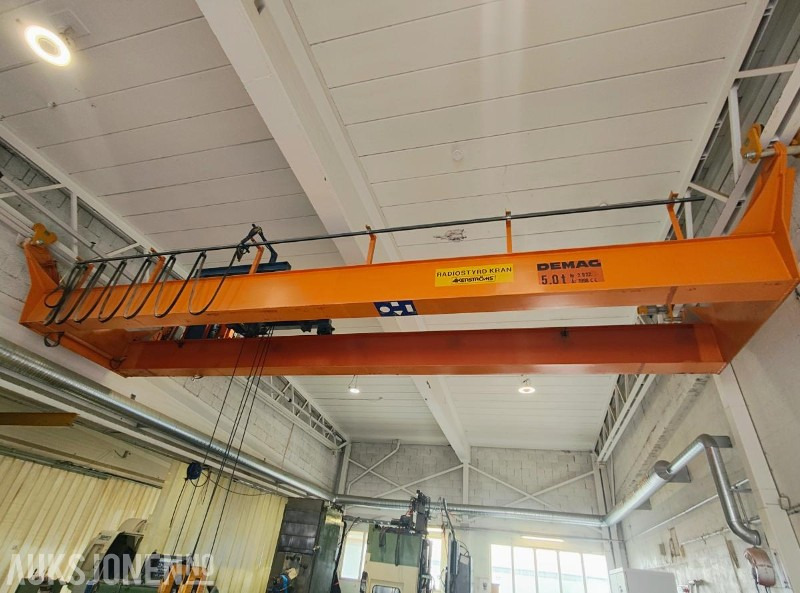 1997 Demag ZKKE Traverskran - Bredde 8500 mm - løftekapasitet 5 tonn - Crane: picture 2 1997 Demag ZKKE Traverskran - Bredde 8500 mm - løftekapasitet 5 tonn - Crane: picture 2