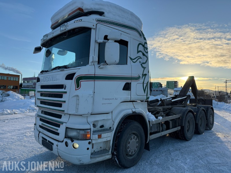 2005 Scania R500 8x4 krokbil EU-Godkjent fram til 03-2026 - Hook lift truck: picture 1 2005 Scania R500 8x4 krokbil EU-Godkjent fram til 03-2026 - Hook lift truck: picture 1