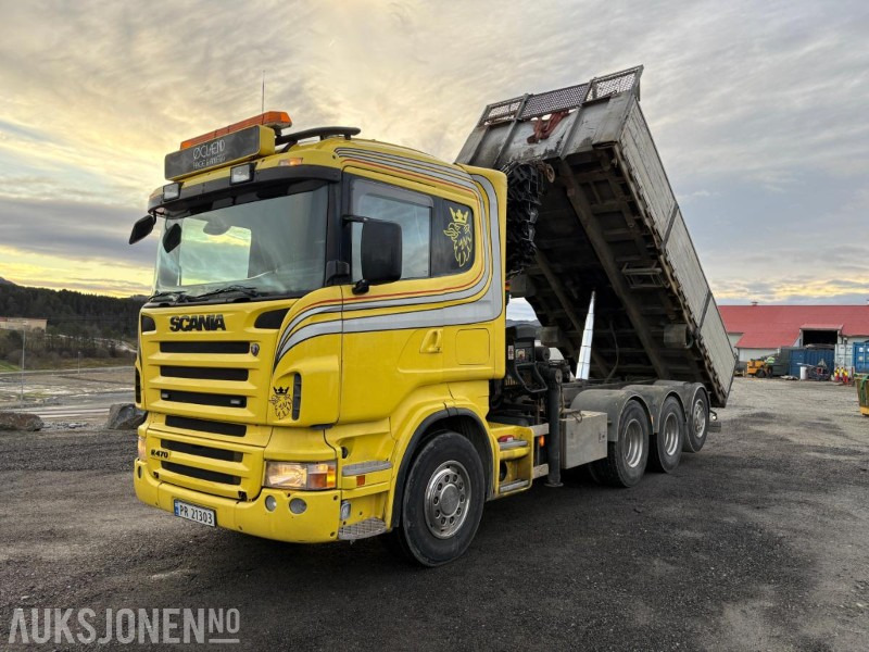 Crane truck 2006 Scania R-serie 8x4 tipp, kran: picture 14 Crane truck 2006 Scania R-serie 8x4 tipp, kran: picture 14