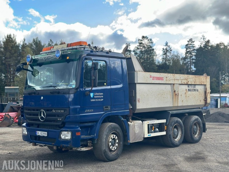 2008 Mercedes-Benz Actros 2655 K 6X4 V8 Tippbil - Tipper: picture 1 2008 Mercedes-Benz Actros 2655 K 6X4 V8 Tippbil - Tipper: picture 1
