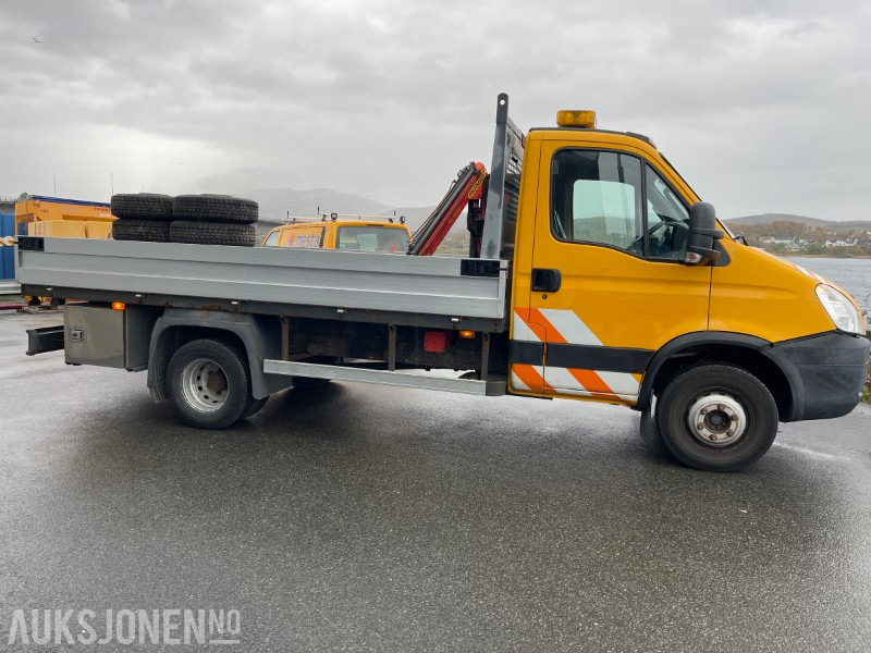 Crane truck 2009 Iveco Daily 3,0 - 177 Hk kranbil med nedfellbare karmer, kun 57865 km !: picture 8