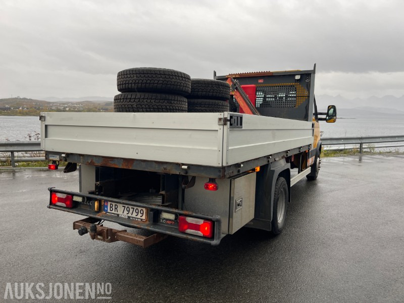 Crane truck 2009 Iveco Daily 3,0 - 177 Hk kranbil med nedfellbare karmer, kun 57865 km !: picture 6