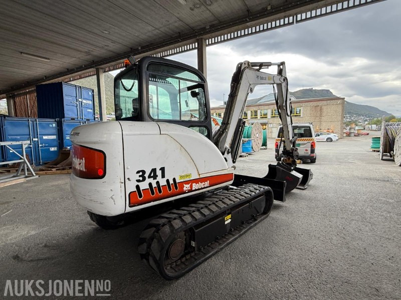 2010 Bobcat 341G Gravemaskin - 2 Skuffer - Engcon tiltrotator - Sertifisert - 6129T - Excavator: picture 4 2010 Bobcat 341G Gravemaskin - 2 Skuffer - Engcon tiltrotator - Sertifisert - 6129T - Excavator: picture 4