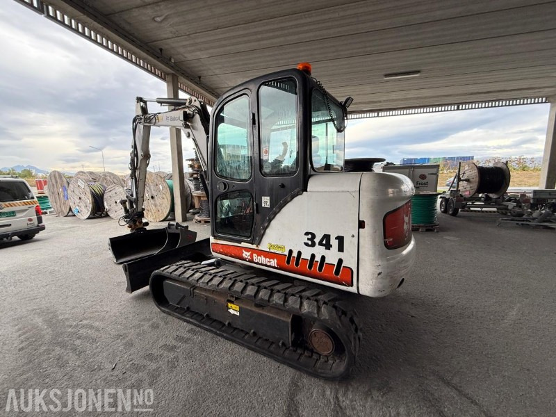 2010 Bobcat 341G Gravemaskin - 2 Skuffer - Engcon tiltrotator - Sertifisert - 6129T - Excavator: picture 2 2010 Bobcat 341G Gravemaskin - 2 Skuffer - Engcon tiltrotator - Sertifisert - 6129T - Excavator: picture 2