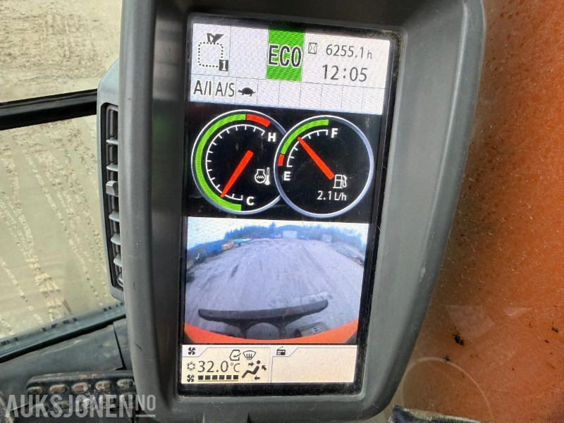 Excavator 2014 Hitachi Zaxis 135us BELTEGRAVER ENGCON TILTROTATOR SERVICEHISTORIKK SENTRALSMØRING 2 SKUFFER: picture 28