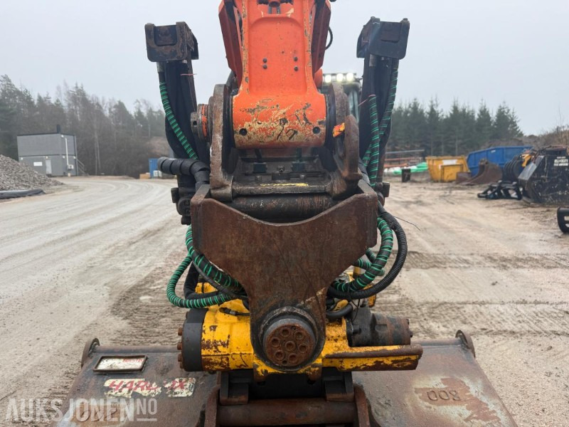 Excavator 2014 Hitachi Zaxis 135us BELTEGRAVER ENGCON TILTROTATOR SERVICEHISTORIKK SENTRALSMØRING 2 SKUFFER: picture 17