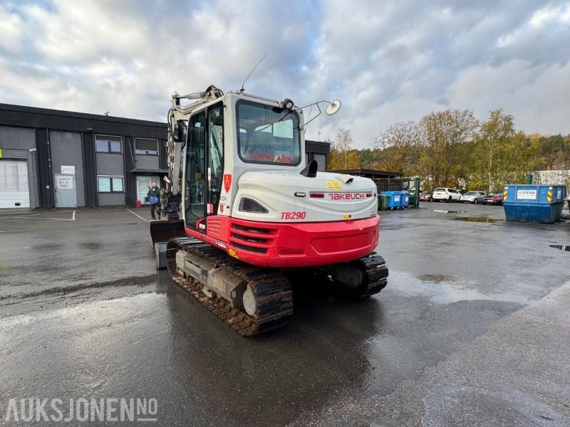 2015 Takeuchi TB290 beltegraver 4538t SMP tiltrotator S50 sertifisert godt utstyrt - Excavator: picture 5 2015 Takeuchi TB290 beltegraver 4538t SMP tiltrotator S50 sertifisert godt utstyrt - Excavator: picture 5