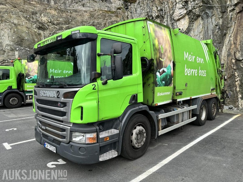 2016 Scania P320 Komprimatorbil - 2 kammer Inkl. biokammer/MTM påbygg/EU ok - Garbage truck: picture 1 2016 Scania P320 Komprimatorbil - 2 kammer Inkl. biokammer/MTM påbygg/EU ok - Garbage truck: picture 1