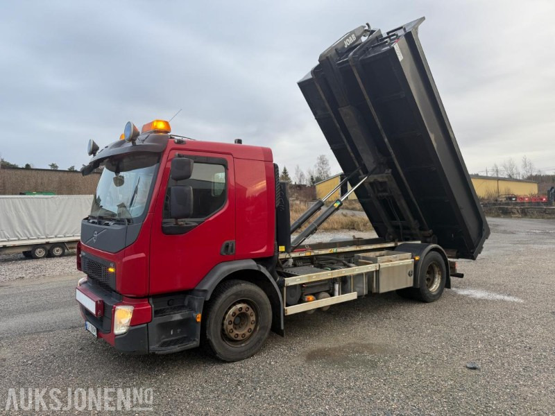 2016 Volvo FE 320 4X2 KROKBIL M/10 KUBIKKS GRUSKASSE - JOABKROK - SERVICEHISTORIKK. - Hook lift truck: picture 1 2016 Volvo FE 320 4X2 KROKBIL M/10 KUBIKKS GRUSKASSE - JOABKROK - SERVICEHISTORIKK. - Hook lift truck: picture 1