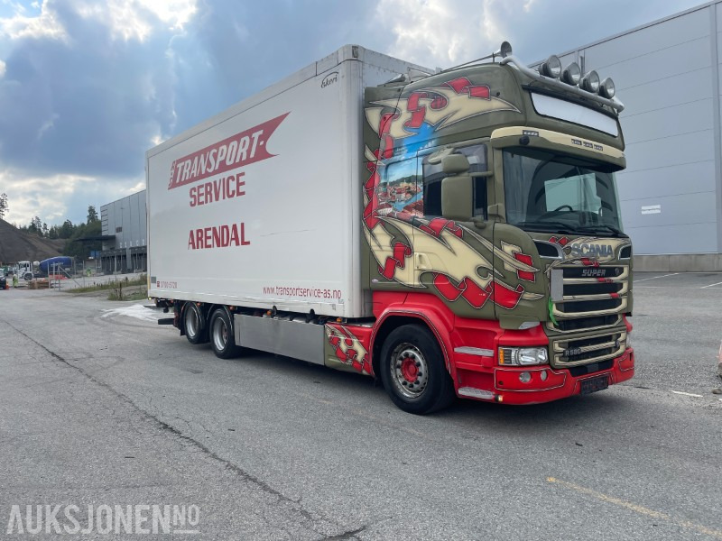 2017 Scania R-580 Ekeriskap m/full sideåpning - Box truck: picture 1 2017 Scania R-580 Ekeriskap m/full sideåpning - Box truck: picture 1
