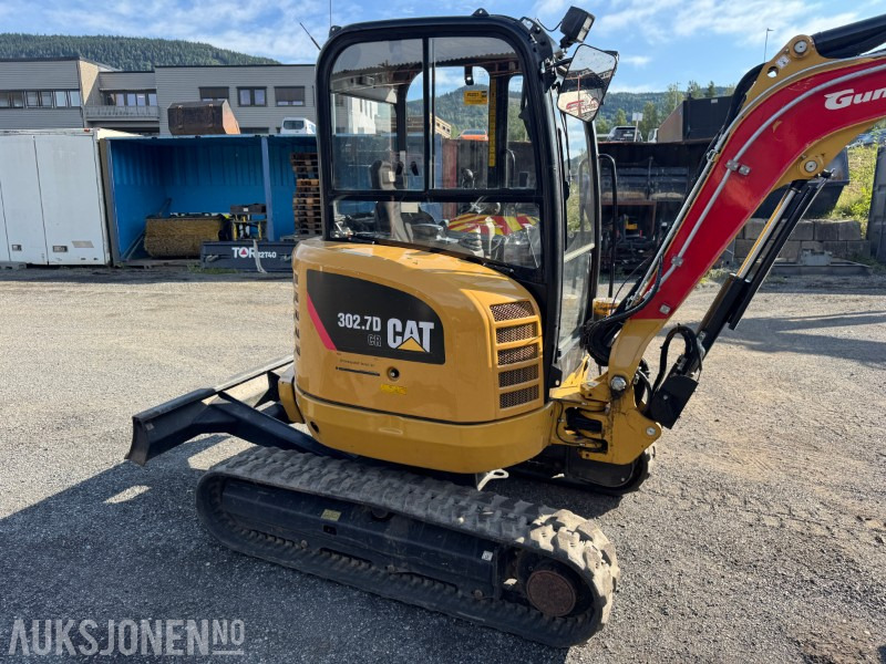2018 Cat 302.7 DCR minigraver med 2 skuffer og rototilt. - Mini excavator: picture 5 2018 Cat 302.7 DCR minigraver med 2 skuffer og rototilt. - Mini excavator: picture 5