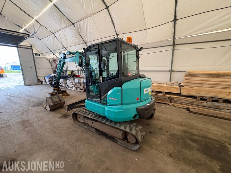 2018 Kobelco SK55SRX-6 - 2 skuffer - tiltrotator - sertifisert til 10/25 - 3 663 motortimer - Excavator: picture 4 2018 Kobelco SK55SRX-6 - 2 skuffer - tiltrotator - sertifisert til 10/25 - 3 663 motortimer - Excavator: picture 4