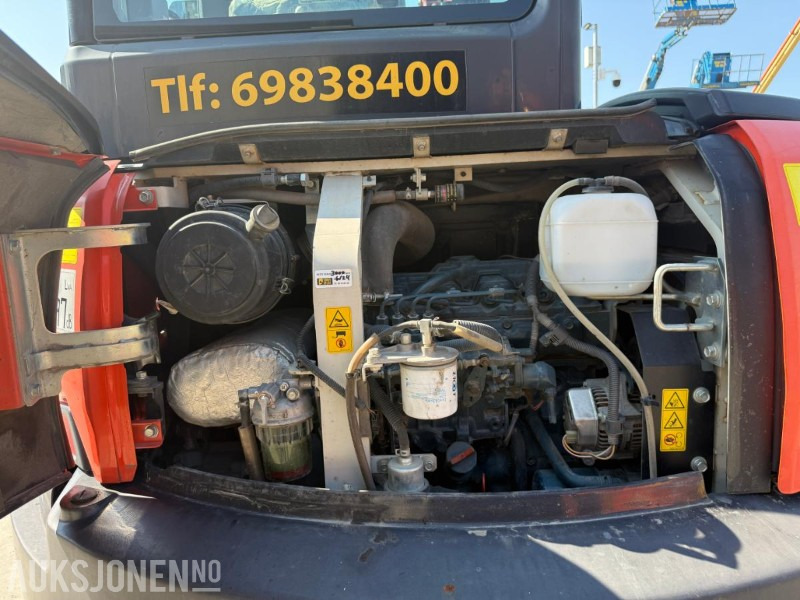 Excavator 2018 Kubota U55-4 BELTEGRAVER ENGCON TILTROTATOR 2 SKUFFER SERVICEHISTORIKK SENTRALSMØRING: picture 17