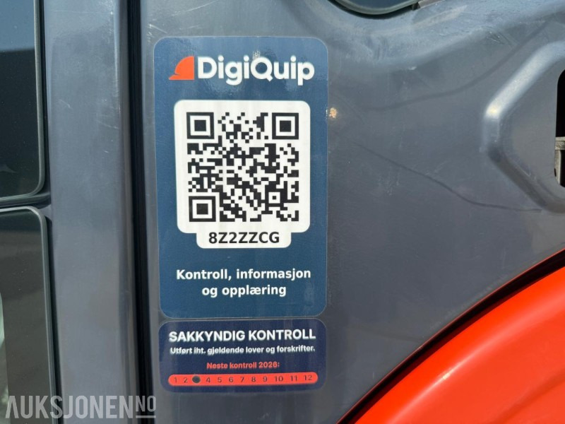 Excavator 2018 Kubota U55-4 BELTEGRAVER ENGCON TILTROTATOR 2 SKUFFER SERVICEHISTORIKK SENTRALSMØRING: picture 18