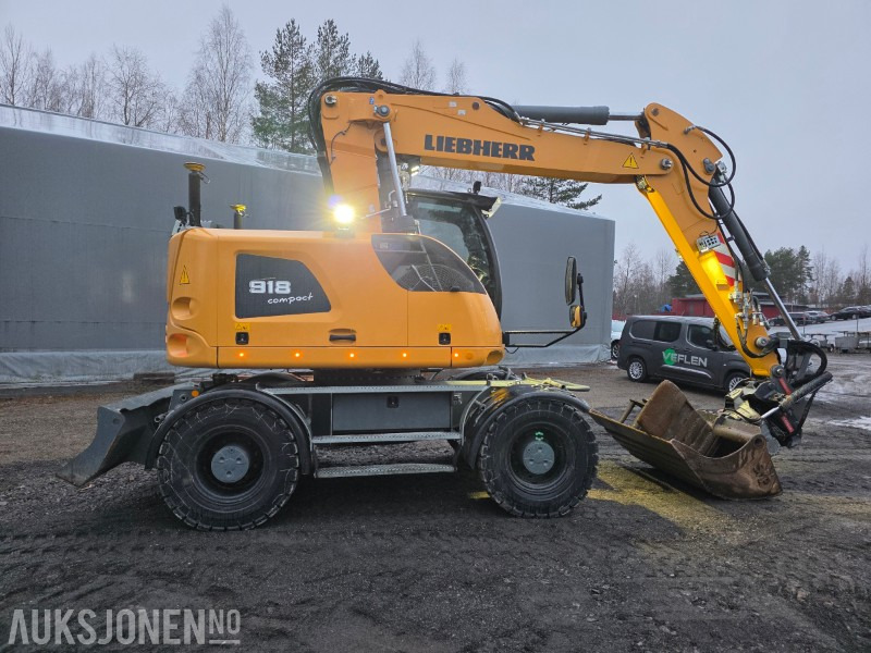 2018 Liebherr A918 compact litronic hjulgraver 18 T - Excavator: picture 5 2018 Liebherr A918 compact litronic hjulgraver 18 T - Excavator: picture 5