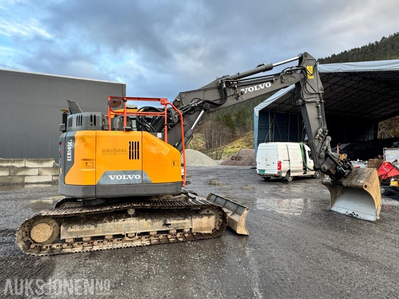 Excavator 2018 Volvo ECR145EL - 16,5 tonns gravemaskin - Knekkbom - Leica GPS - Sentralsmøring - Bunkringspumpe - 2 skuffer - Sertifiseres før salg: picture 7