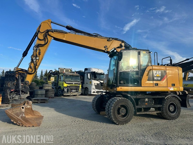 2019 Cat M318F hjulgraver med tiltrotator og skuff - Excavator: picture 2 2019 Cat M318F hjulgraver med tiltrotator og skuff - Excavator: picture 2