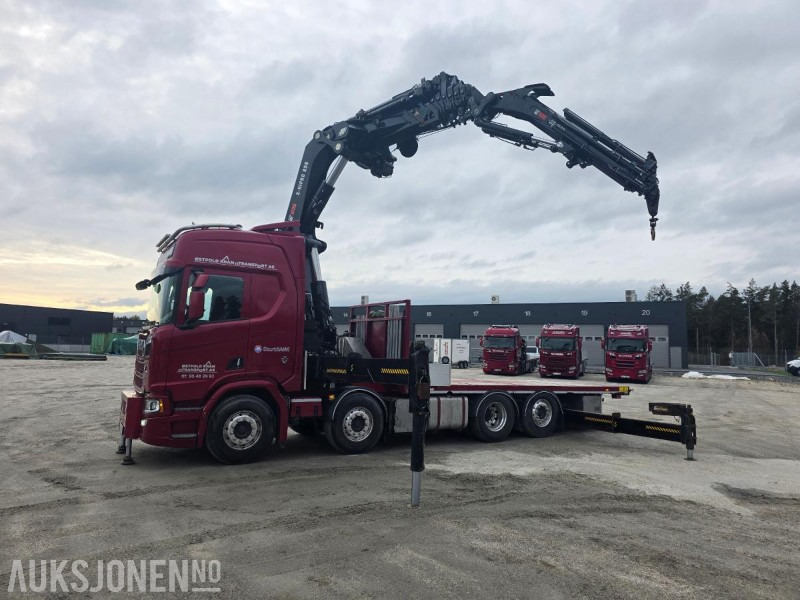 2019 Scania R-serie 580 kranbil / EURO 6 / Topp utstyrt / servicehistorikk / HIAB-kran 858, 80 Tm / Nylig EU - Crane truck: picture 1 2019 Scania R-serie 580 kranbil / EURO 6 / Topp utstyrt / servicehistorikk / HIAB-kran 858, 80 Tm / Nylig EU - Crane truck: picture 1