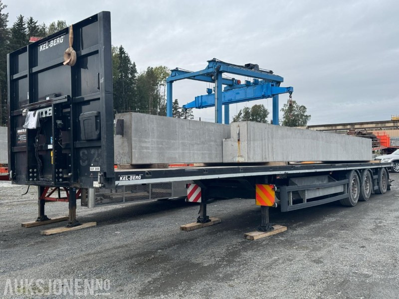 2020 Kel-Berg retthenger / 36720 kg nyttelast / 54 224 km - Dropside/ Flatbed semi-trailer: picture 1 2020 Kel-Berg retthenger / 36720 kg nyttelast / 54 224 km - Dropside/ Flatbed semi-trailer: picture 1