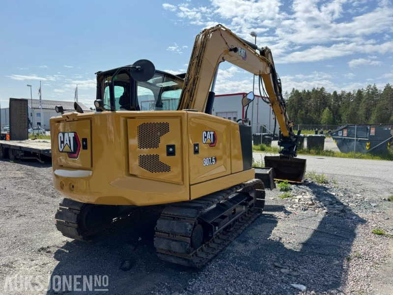 2021 Cat 307.5 gravemaskin med tiltrotator og sentralsmøring / 2 stk skuffer / årskontrollert - Excavator: picture 5 2021 Cat 307.5 gravemaskin med tiltrotator og sentralsmøring / 2 stk skuffer / årskontrollert - Excavator: picture 5
