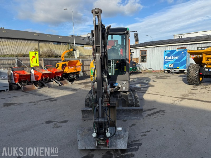 2021 Volvo JECR25D elektrisk minigraver, 2 skuffer, skjær, lav timetall, Steelwrist, LED - Mini excavator: picture 3 2021 Volvo JECR25D elektrisk minigraver, 2 skuffer, skjær, lav timetall, Steelwrist, LED - Mini excavator: picture 3