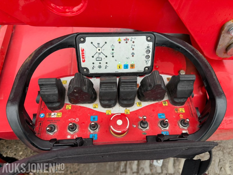 Aerial platform 2022 CMC S23 spiderlift, 23m arb.høyde, automatisk nivellering, merkefrie belter, radiokontroll, Diesel/ 230V: picture 18