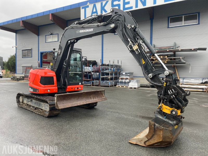2022 Eurocomach 85SB. Engcon tilt, sentralsmøring, to skuffer, - Excavator: picture 4 2022 Eurocomach 85SB. Engcon tilt, sentralsmøring, to skuffer, - Excavator: picture 4
