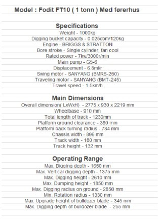 2025 Fodit FT310N Standard - Mini excavator: picture 4 2025 Fodit FT310N Standard - Mini excavator: picture 4