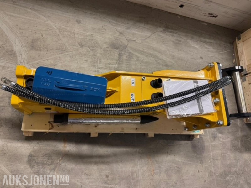 NY HENIMA PIGGHAMMER TIL 6-9 TONNS GRAVEMASKIN S50 M/GARANTI ****INGEN MINSTEPRIS**** - Hydraulic hammer: picture 4 NY HENIMA PIGGHAMMER TIL 6-9 TONNS GRAVEMASKIN S50 M/GARANTI ****INGEN MINSTEPRIS**** - Hydraulic hammer: picture 4
