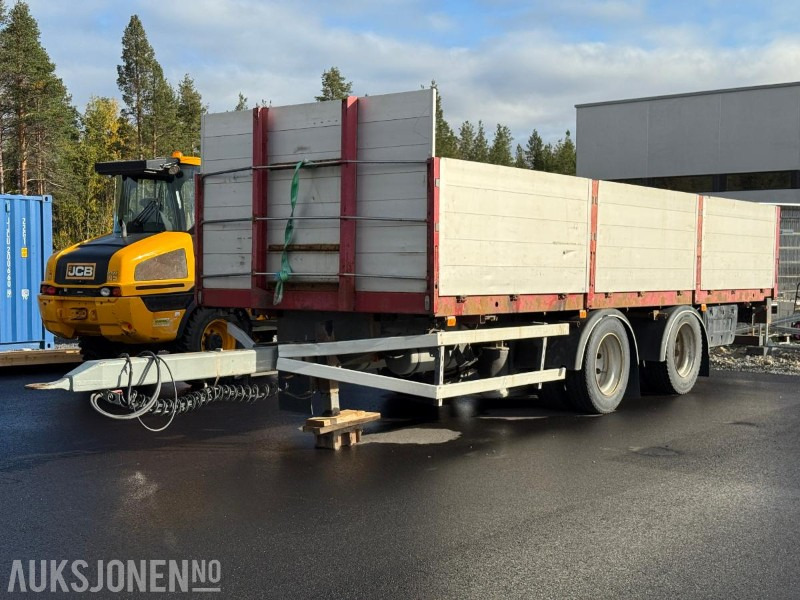 1997 Damm 2DBC20 - Egenvekt 3950kg - 2-akslet - Lastebilhenger - Nedleggbare karmer - Trailer: picture 1 1997 Damm 2DBC20 - Egenvekt 3950kg - 2-akslet - Lastebilhenger - Nedleggbare karmer - Trailer: picture 1