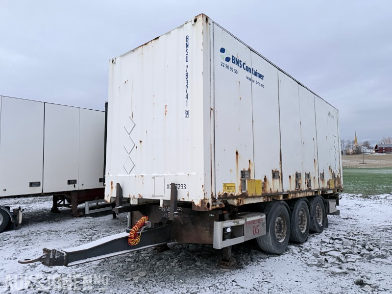 2013 HFR trippelkjerre med container - Trailer: picture 1 2013 HFR trippelkjerre med container - Trailer: picture 1