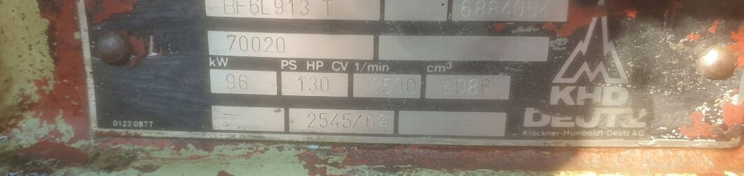 Deutz BF 6L913 T Deutz - Engine for Truck: picture 1 Deutz BF 6L913 T Deutz - Engine for Truck: picture 1