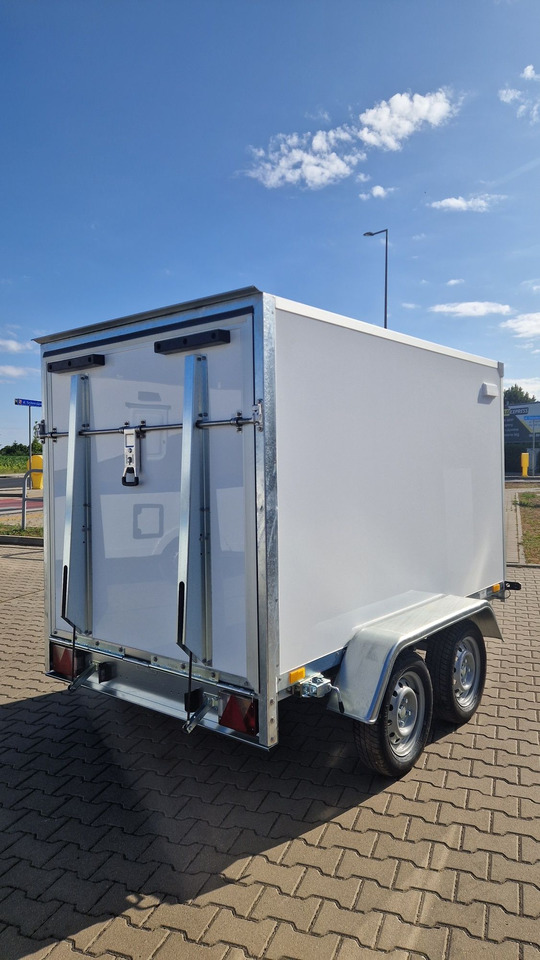 Nowa Przyczepa Furgon Kontener transportowy ABS 250 z rampą - Closed box trailer: picture 2 Nowa Przyczepa Furgon Kontener transportowy ABS 250 z rampą - Closed box trailer: picture 2