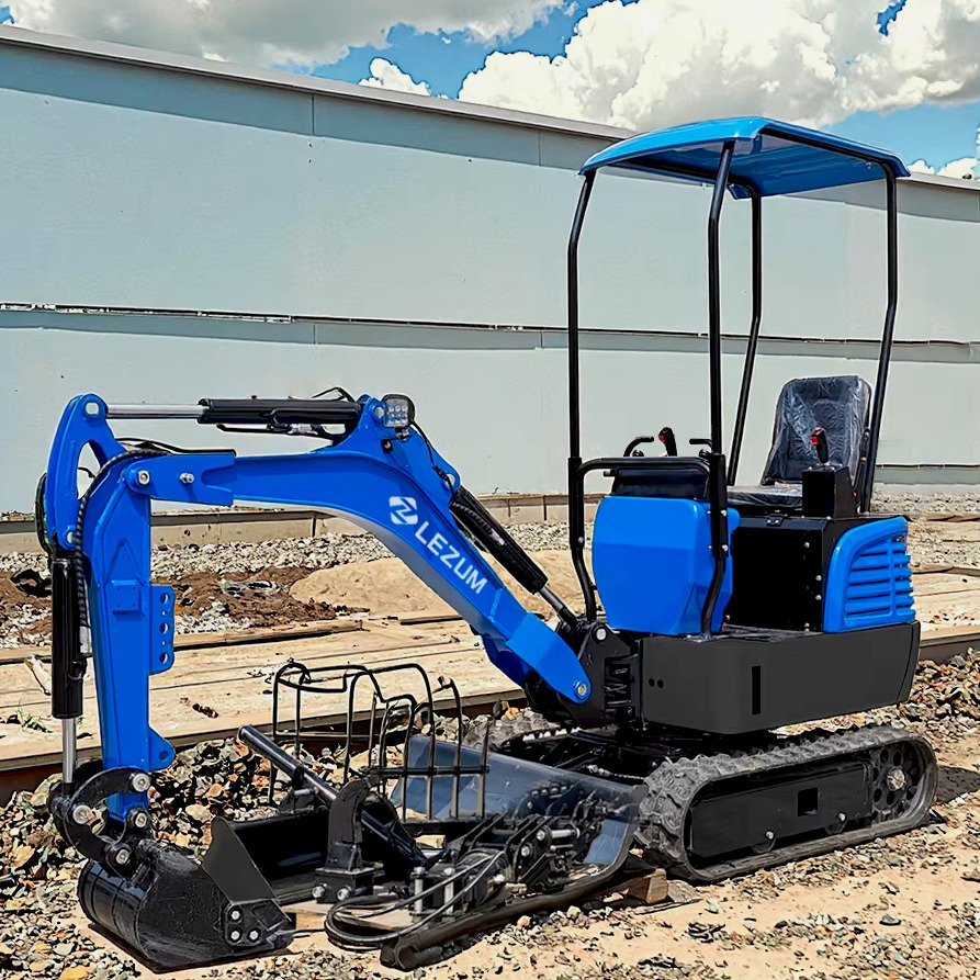 LEZUM Factory Sale Hybrid Mini Digger Excavators Home Farm Electric Remote Control Compact Pilot Digger Excavator with Free Shipping - Mini excavator: picture 3 LEZUM Factory Sale Hybrid Mini Digger Excavators Home Farm Electric Remote Control Compact Pilot Digger Excavator with Free Shipping - Mini excavator: picture 3