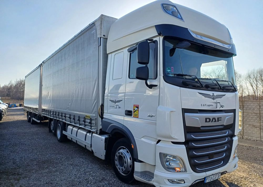 Curtainsider truck DAF XF 480 SUPER SPACE CAB / ZESTAW TANDEM PRZEJAZDOWY 120m3: picture 6