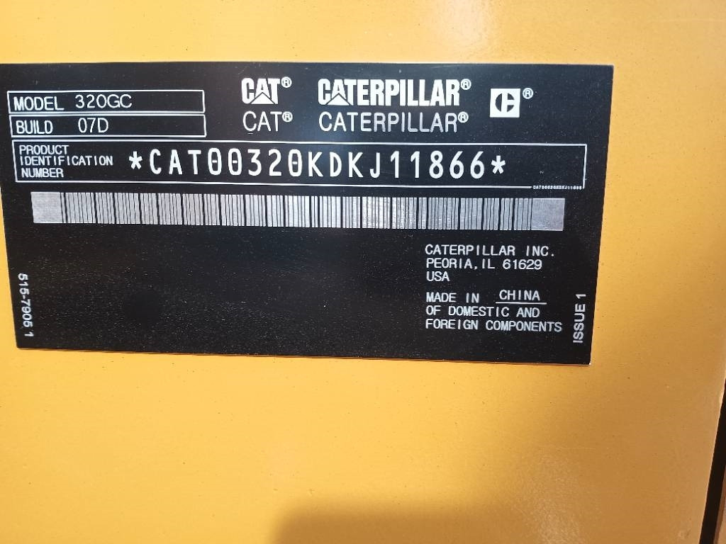 CAT 320 GC - Crawler excavator: picture 3 CAT 320 GC - Crawler excavator: picture 3