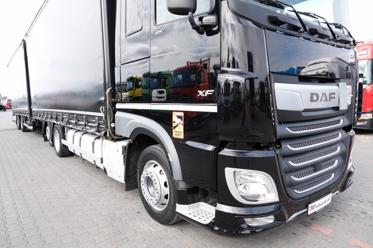 DAF XF 480 / ZESTAW TANDEM / 120 M3 / PRZEJAZDOWY / - Curtainsider truck: picture 5 DAF XF 480 / ZESTAW TANDEM / 120 M3 / PRZEJAZDOWY / - Curtainsider truck: picture 5