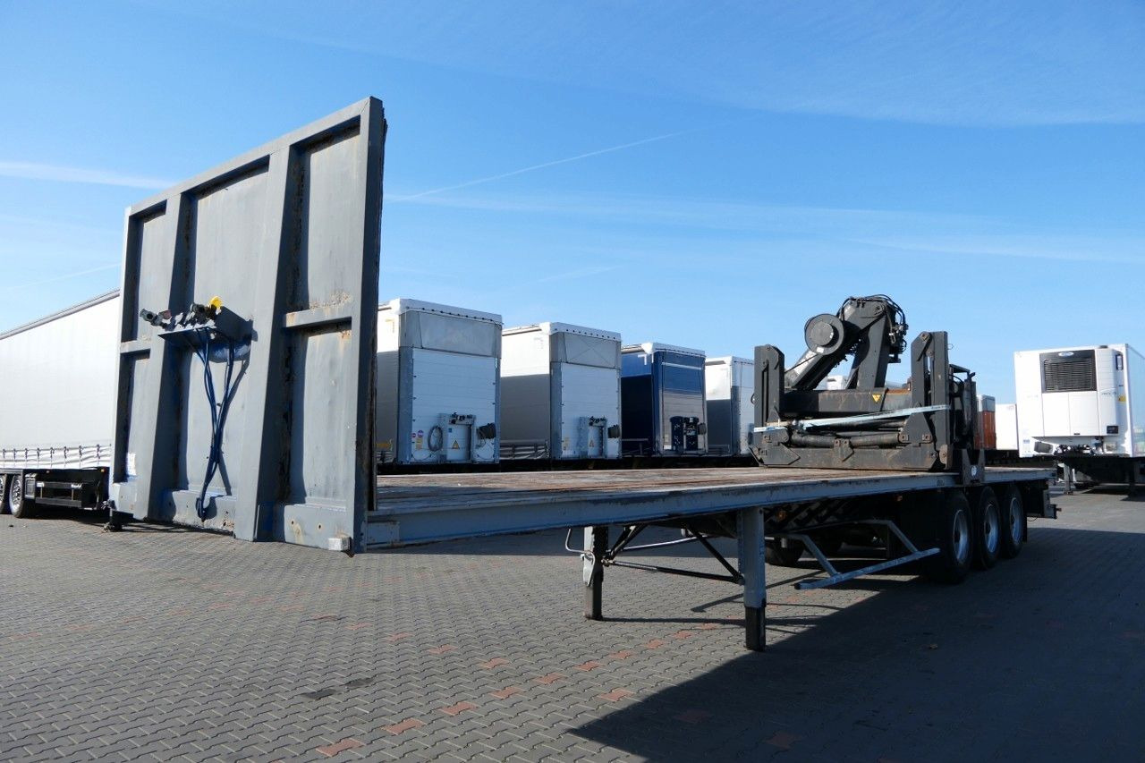 Kaiser PLATFORM/FOR BUILDING/CRANE HIAB /STRONG-FLOOR - Dropside/ Flatbed semi-trailer: picture 2 Kaiser PLATFORM/FOR BUILDING/CRANE HIAB /STRONG-FLOOR - Dropside/ Flatbed semi-trailer: picture 2