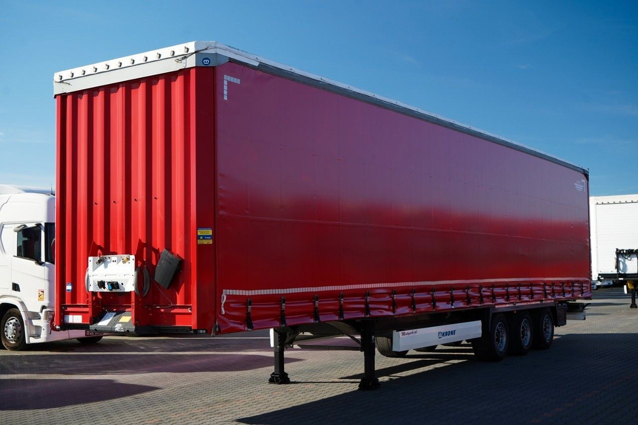 Krone FIRANKA / MEGA / 2018 / OŚ PODNOSZONA / LOW DECK - Curtainsider semi-trailer: picture 3 Krone FIRANKA / MEGA / 2018 / OŚ PODNOSZONA / LOW DECK - Curtainsider semi-trailer: picture 3